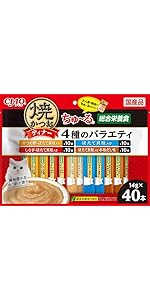 Amazon.co.jp: チャオ (CIAO) 焼かつおディナーちゅ~る 4種の